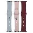 thumbnail image 2 of 3pcs Soft Silicone Watchband Watch Strap Replacement Accessory for 38mm Width Watch, 2 of 14