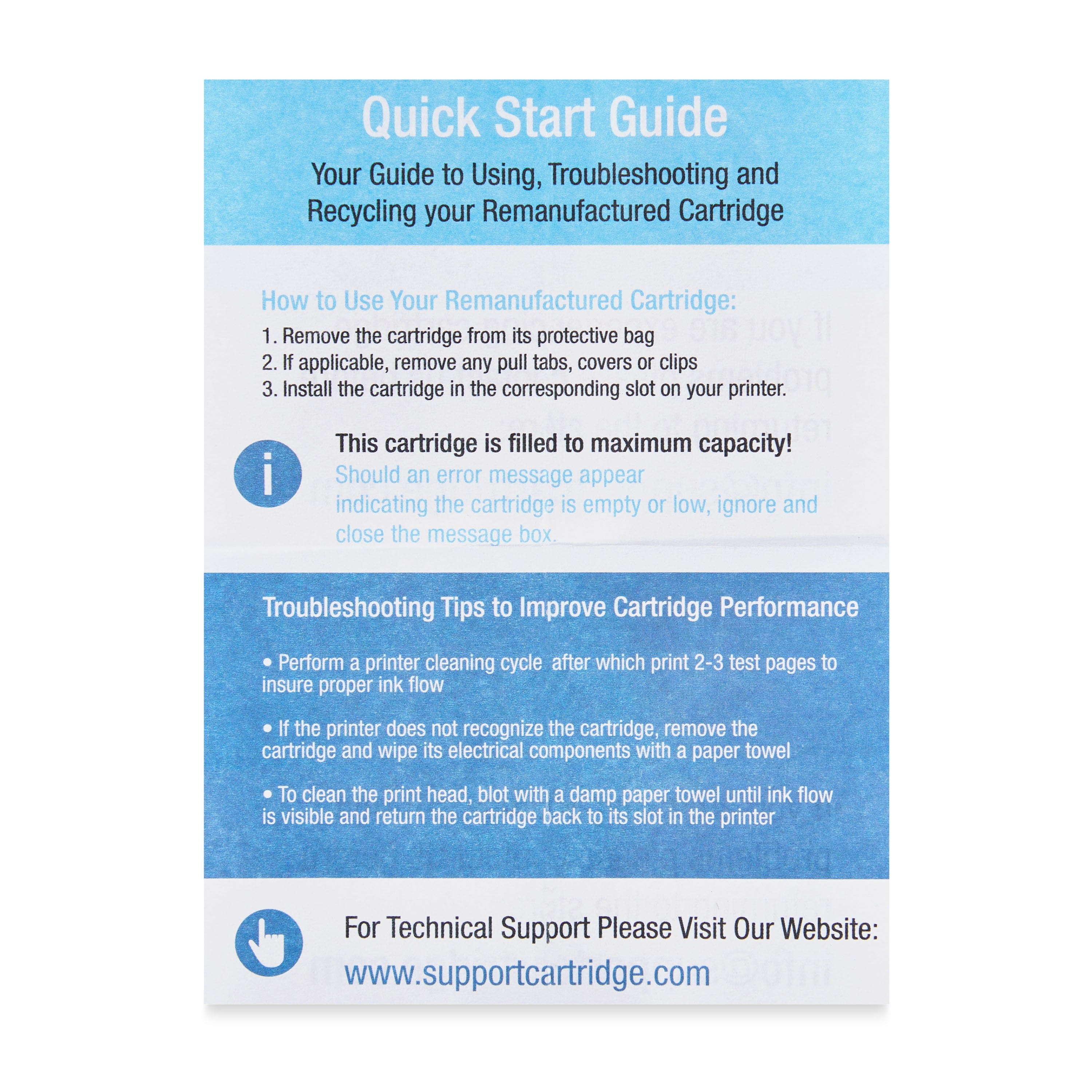 onn. Remanufactured Ink Cartridge, HP 62XL Black, 1 Cartridge