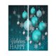 thumbnail image 3 of Cortinas de ventana Christma 3D Cortinas de ventana de dormitorio de sala de estar de Navidad Juego de 2 paneles Bolas de 104x84 pulgadas Fanmusic Cortinas de ventana Christma 3D, 3 of 5