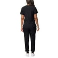 thumbnail image 3 of Women's Scrubs Quick Drying Ultra Soft Pocket short Top and Pants Womens Scrub Sets Black M, 3 of 4