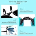 thumbnail image 5 of 1 PC Sunglasses Clip Unisex Clip-on Polarized Day Night Vision Flip-up Driving Sunglasses Glasses Lens For Outside, 5 of 8