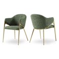thumbnail image 1 of Meridian Furniture Chaise de Salle à Manger Verte Nial (Ensemble de 2), 1 of 10