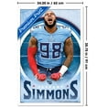 thumbnail image 3 of NFL Tennessee Titans - Jeffery Simmons 25 Wall Poster, 22.375" x 34" Framed, 3 of 5