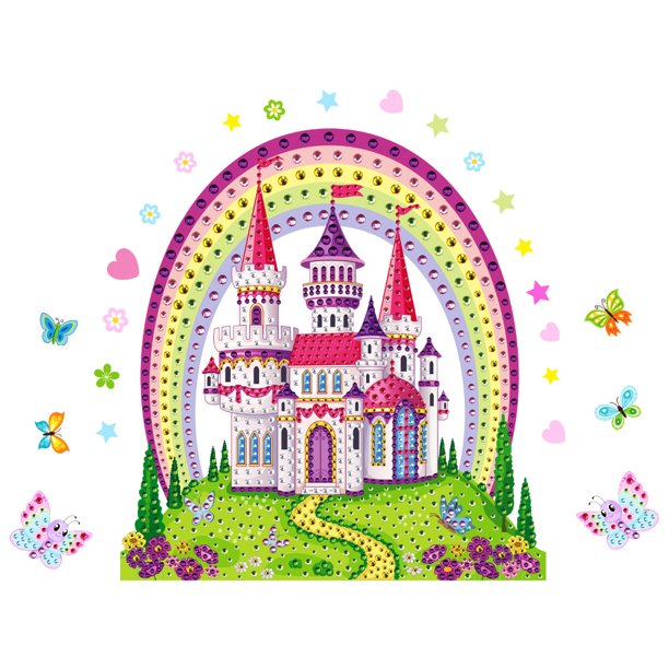 Cuadros Decorativos Pegatina de pintura de diamantes para manualidades pegatinas luminosas de diamantes Likrtyny de imitación cristal autoadhesivo creativo para decoración del hogar Año Nuevo