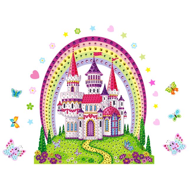 Pegatinas de diamantes de imitación para manualidades, mosaico luminoso, cristal para regalo de niños FLhrweasw Nuevo