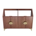 thumbnail image 3 of Modway Daylight 48" Solid Mango Wood Bathroom Vanity Cabinet - Walnut, 3 of 7