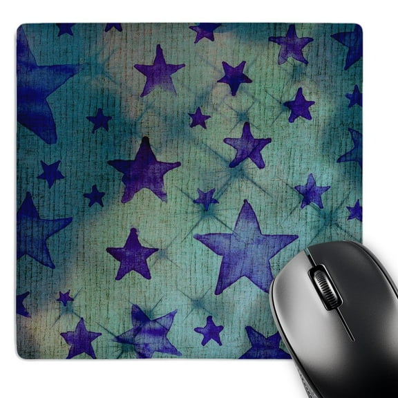 3dRose, Dark Purple Stars, MousePad