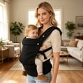 thumbnail image 2 of Newborn Baby Carrier for Toddlers 0-3 Years Old - Ergonomic 2-Position Baby Carrier with Head and Neck Support, Hip-Healthy Positioning, 2 of 5