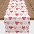 thumbnail image 3 of Creative Products Tri Hearts 16 x 90 Poly Twill Table Runner, 3 of 3