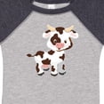 thumbnail image 4 of Inktastic Cute White Holstein Cow with Brown Spots Boys or Girls Baby Bodysuit, 4 of 5