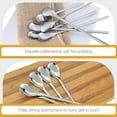 thumbnail image 2 of 2 Pcs Espresso Coffee Stirrer Stainless Steel Spoon Tasting, 2 of 6