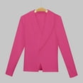 thumbnail image 6 of Teen Girl Blazer Long Sleeve Lapel Collar Open Front Casual Pink Jacket Kids with Inner Pocket Girls Spring Jacket for Toddler Girls 11-12 Years Formal&nbsp;Outfits, 6 of 8