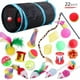 thumbnail image 1 of Endless Fun with Foldable Cat Tunnel and Mouse-Shaped Balls: Engage Your Cat ShopWise Round, 1 of 21