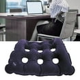 thumbnail image 2 of Medical Pressure Sore Prevention Cushion,Portable Inflatable Cushion Seat with Air Pump for Prolonged Sitting Ideal Seat Cushion for Daily Use,19.5 x 19.5in (Flocked square cushion sapphire blue), 2 of 9
