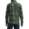 thumbnail image 3 of Wrangler® Men's and Big Men's Regular Fit Long Sleeve Fashion Twill Plaid Shirt, Sizes S-2XL, 3 of 5