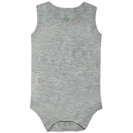 CBObaby Toddler Sleeveless Bodysuit 2T 3T 4T 5T 6T 7 8-10 10-12 (10-12) Heather Grey