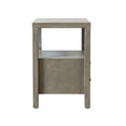 thumbnail image 3 of Hooper Two Drawer Wooden Accent Side Table, Gray Wash, 3 of 6