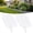 White, variant on Landscape Edging, Faux Stone Edging for Landscaping, Imitation Plastic Stone Garden Fence for Yard
