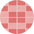 thumbnail image 1 of Ahgly Company Machine Washable Indoor Square Transitional Pastel Pink Area Rugs, 3' Square, 1 of 7