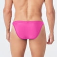 thumbnail image 4 of kpoplk Men’s Summer Swim Briefs Low Rise Quick Dry Beach Swimsuit Athletic Training Swimwear Hook and Eye Size XL,Hot Pink, 4 of 5
