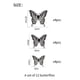 thumbnail image 5 of 12 pegatinas de pared de mariposa hueca con textura de metal 3D. Wmkox8yii fhajkh527, 5 of 6
