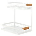 thumbnail image 2 of Tnobhg Kitchen Shelf 2-tier Sliding Under Sink Organizer Durable Metal Construction Storage Rack for Kitchen Bathroom, 2 of 7
