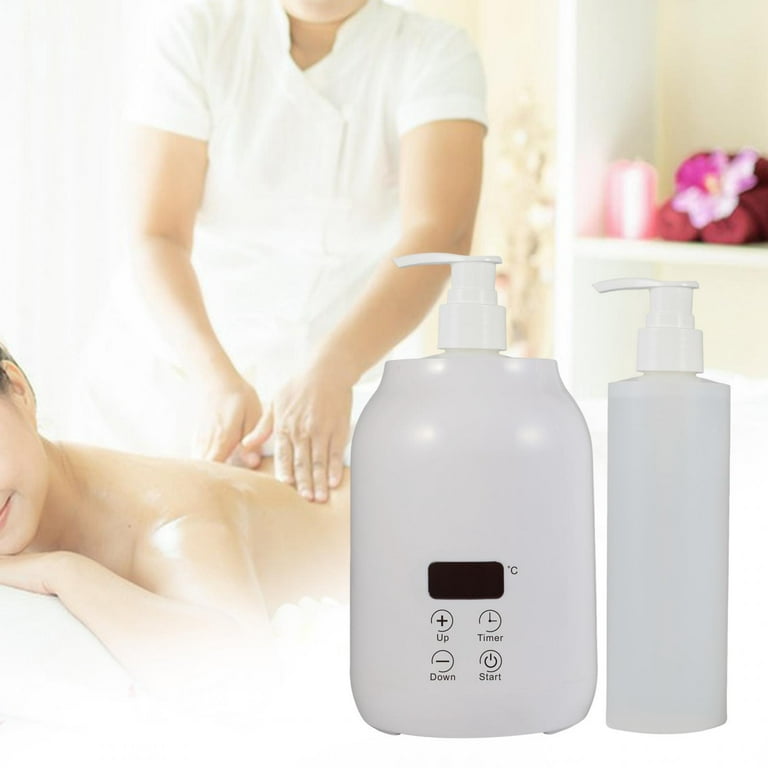 Massage Oil Warmer, Single Bottle Adjustable Aluminum Alloy Inner