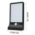thumbnail image 3 of Lámpara de pared solar de 36 LED, lámpara de pared para exteriores, patio, garaje, iluminación de pared, una bolsa de dulces, 3 of 9