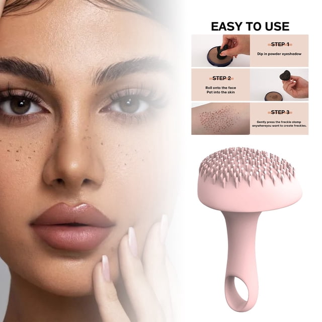 Sello de silicona para pecas - Color ajustable, portátil y respetuoso con la piel, para maquillaje, contorno y herramientas de belleza