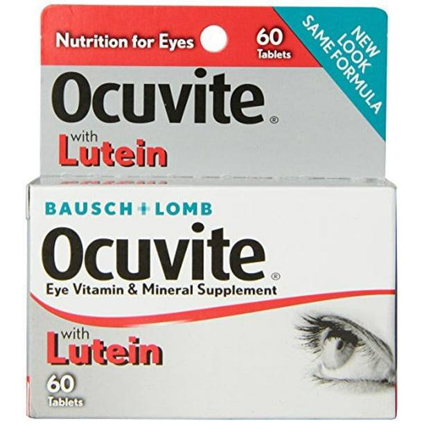 6 Pack Bausch & Lomb Ocuvite Eye Vitamin & Mineral Supplement with