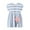 B-Bule Stripes, variant on Emy Dola 100% Cotton 2-7T Little Girls Ruffle Sleeve Casual Dress Cartoon Unicorn Dot Tunic Summer Dress