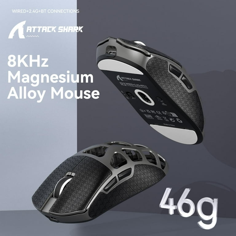 ATTACK SHARK R3 Wireless Gaming Mouse, 46g Superlight