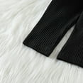 thumbnail image 5 of Sngxgn Little Girls Outfits 2 Piece Toddler Long Sleeve Sweatshirt + Leggings Pants Clothing Set(Black,120), 5 of 7