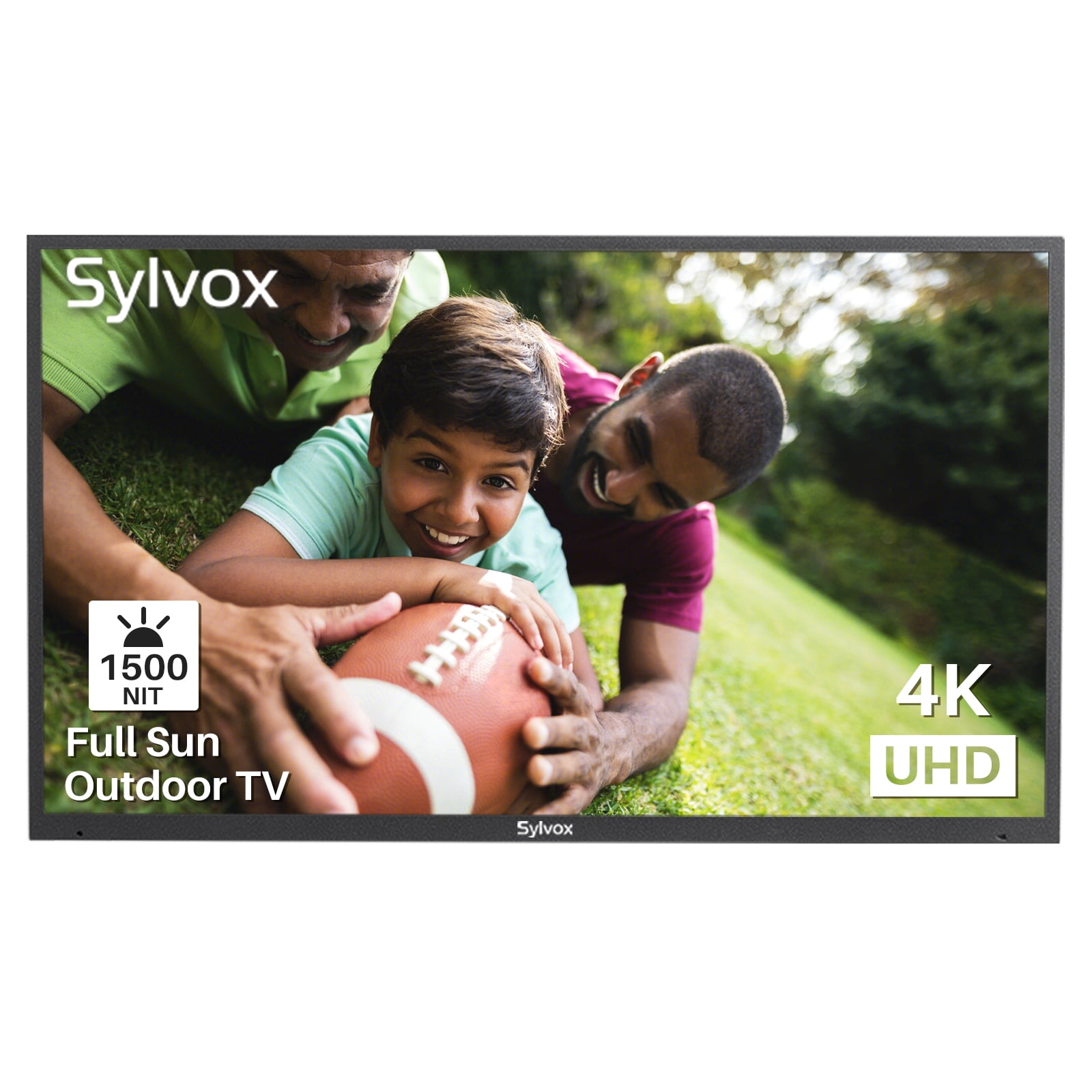 Sylvox 75 inch Outdoor TV, 2000 Nits 4K UHD Smart Television for Full