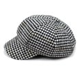 thumbnail image 2 of A+ Black and White Patterned Casual Cap Stylish Simple Machine Washable, 2 of 5