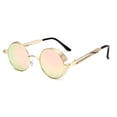 thumbnail image 4 of Gafas Steampunk, gafas de sol redondas, gafas de metal europeas y americanas, gafas de sol de marea para hombres y mujeres, 4 of 5