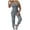 Gray, variant on pstuiky Rompers for Women, Women Print Wide Leg Long Pants With Pockets Straight Casual Stylish Oversized Lounge Pants Pants for Women Gift for Women Gray XXXXL