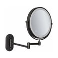 thumbnail image 1 of Aumento LED para espejo de pared de 8", recargable por USB con 1X/5X, negro, 1 of 1