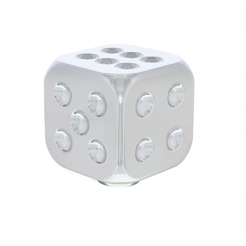 Dice Gear Shift Knob Chrome
