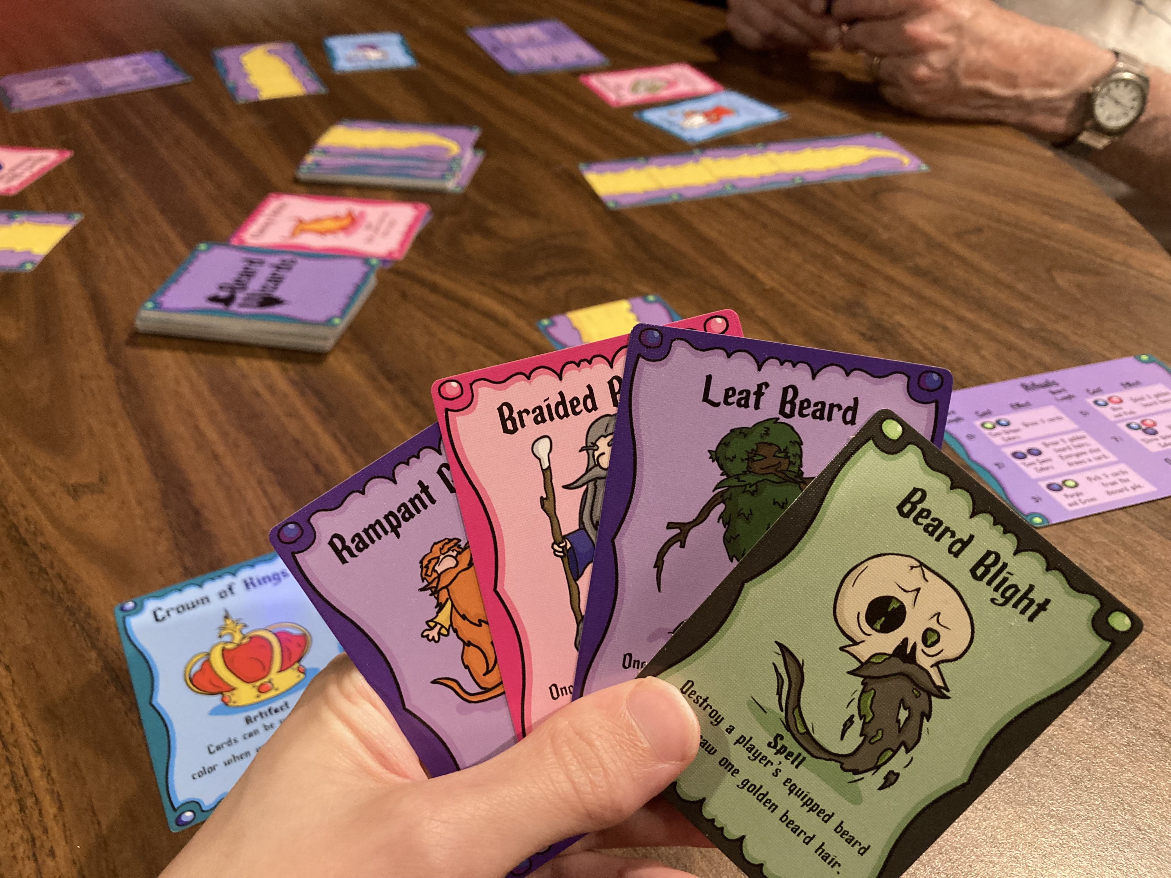 Beard Wizards Card Game | A Spell-Slinging Battle for 2-5 Players