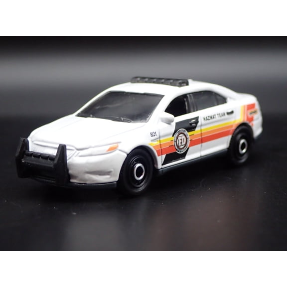 Open Box FORD POLICE INTERCEPTOR FIRE DEPARTMENT HAZMAT TEAM 1/64 SCALE DIECAST MODEL CAR
