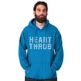 thumbnail image 3 of Heartthrob Funny Valentines Joke Hoodie Hooded Sweatshirt Men Brisco Brands 5X, 3 of 6