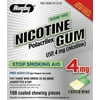 RUGBY NICOTINE GUM 4MG COAT MINT NICOTINE POLACRILEX-4 MG yellow 100 CT UPC 305363113016