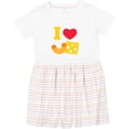 thumbnail image 3 of Inktastic I Heart Mac and Cheese Girls Toddler Dress, 3 of 5