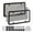 Grey, variant on Universal Frame, Number Plate, with Screws, 6Inchx12inch Auto Accessory for Auto Front and Rear Car Tags Vehicles , Black