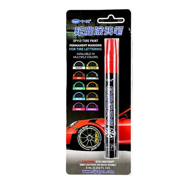 LNGOOR Tire Marker Pens For Car Tire Lettering Waterproof Permanent Oil Based Paint Paint Marker Rubber Tire Marker Metal W0g2 Pen H6H2