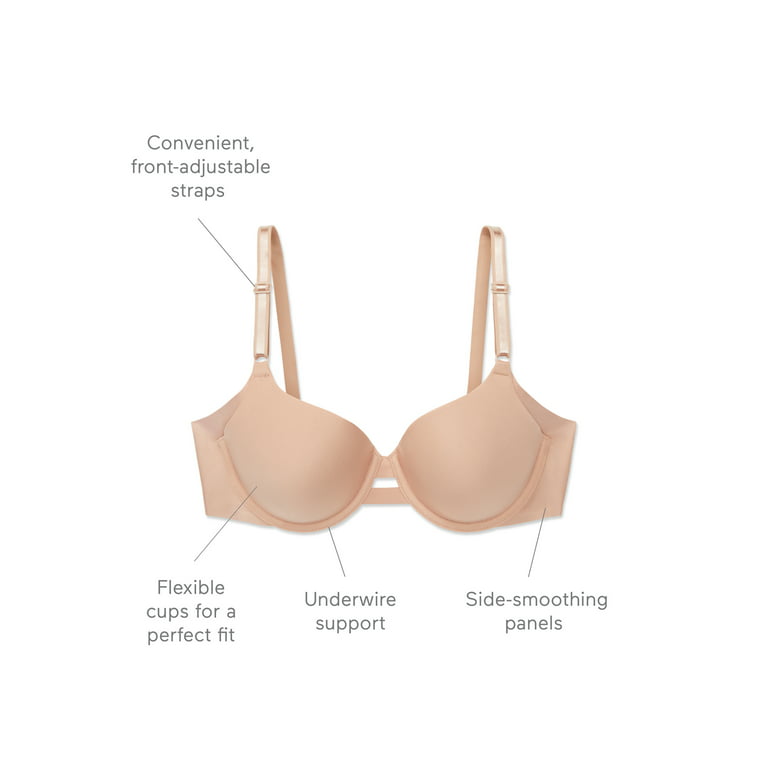 Simply Perfect by Warner's Women's Underarm Smoothing Underwire Bra - Stone  38D