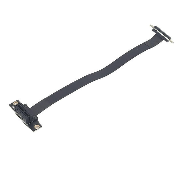 PCI E 3.0 1X to 1X Extension Cable 8Gbps 20cm 90 Degree Right Angle PCI E 3.0 1X Riser Extender for Graphics Card Sound Card