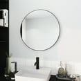 thumbnail image 4 of DUOSONG 32 X 32 Inch Bathroom Mirror Black Aluminum Frame Black Glass Household Supplies & Décor Mirrors Bathroom Mirrors, 4 of 6
