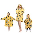 thumbnail image 4 of Ropa de invierno con capucha de dibujos animados, ropa de invierno para exteriores, chalecos para personas perezosas, camisón de terciopelo de algodón cómodo, ropa para el hogar, cuatro, 4 of 5
